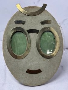 Mid Century Bergdorf Goodman Doppel Bilderrahmen Gesicht Neuheit 50er Jahre - Bild 1 von 5
