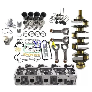 4JG1 4JG1T Engine Rebuild Kit / Crankshaft / Cylinder Head /Rod For Isuzu Engine - Foto 1 di 10