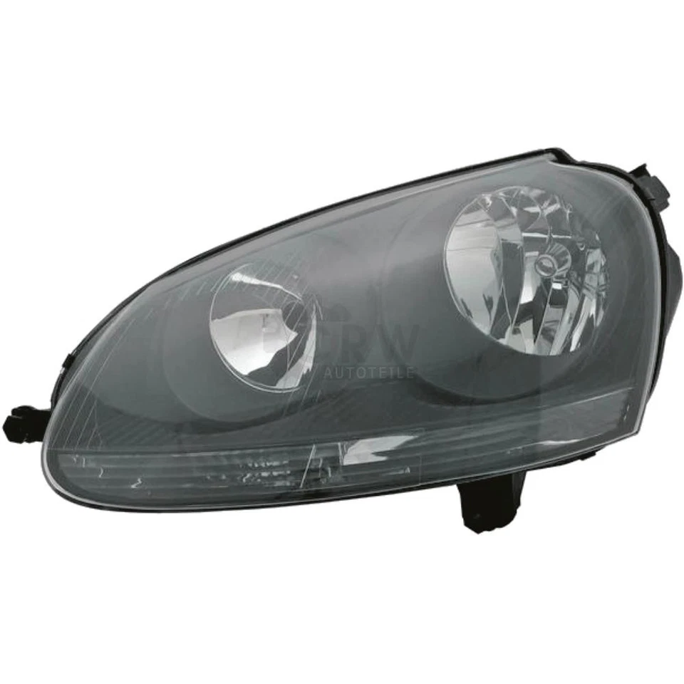 Scheinwerfersatz Set für VW Golf V 5 Typ 1K Bj. 03-08 klarglas/schwarz H7+H7 GP1 - Bild 1 von 1