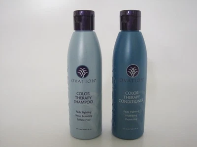 Juego de champú y acondicionador tratamiento Ovation Color Therapy 6 oz - Difícil de encontrar - Sellado Foto 1 de 4