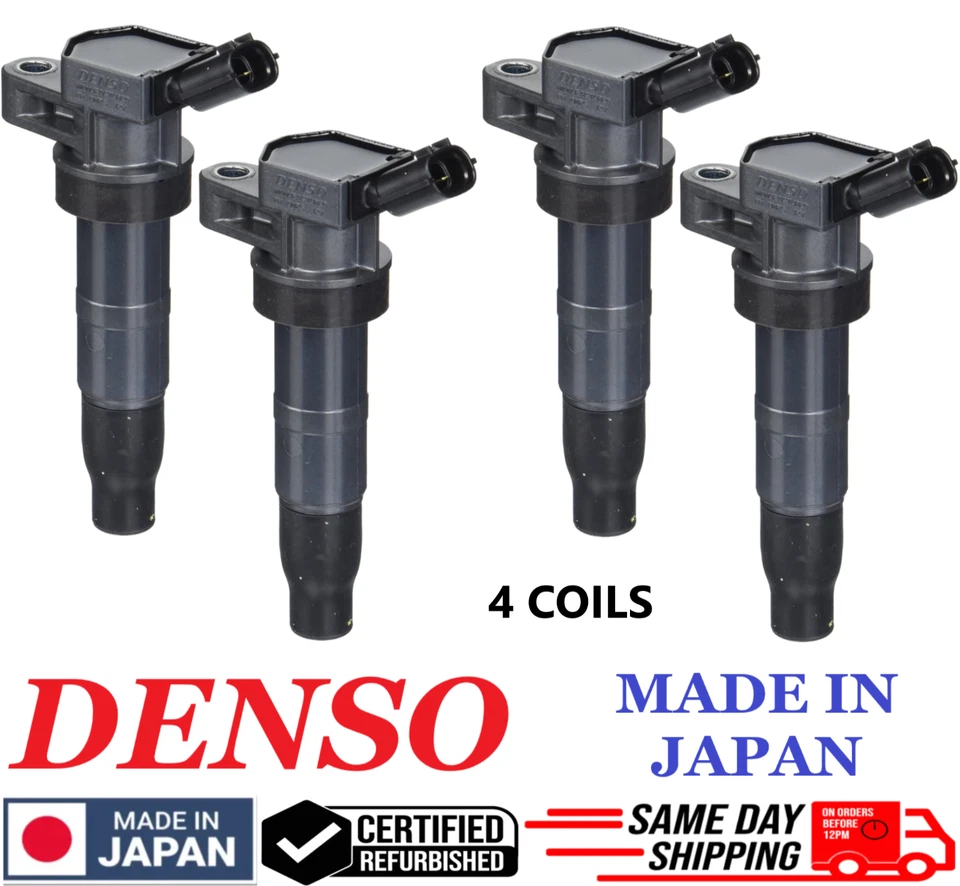Bobinas de ignição x4 GENUÍNAS para 2008-2017 Hyundai e Kia I4 V8, 27300-3F100 CONJUNTO FABRICANTE DE EQUIPAMENTO ORIGINAL - Imagem 1 de 4