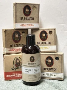 Dr. Squatch Lot Soap & Shampoo Grapefruit IPA  Cedar Cypress Gold Moss Pine Tar - Picture 1 of 8