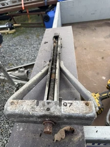 1x Alko Fahrgestell Wohnwagen Stabilisator Bein - Bild 1 von 4