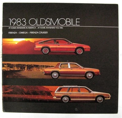 OLSMOBILE Firenza Omega Car Sales Brochure LF 1983 USA #8/82 - image 1 of 4