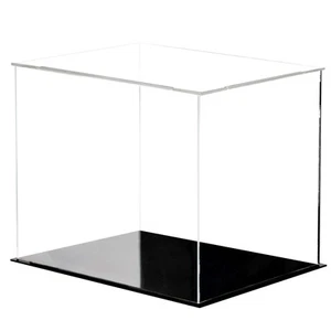 Pennzoni Helmet Display Case - Fully Acrylic Football Helmet Display Case with B - Picture 1 of 9