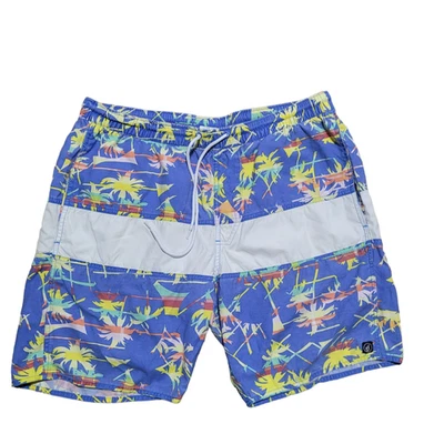 Volcom XL Men Beach Shorts Floral Palm Surfing Relax Stretch Pockets - Image 1 of 4
