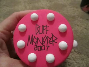 SIGNED DRAWN Buff Monster 3" 2007 Figure RARE Kidrobot BM002 Series 1 #468/500 - Picture 1 of 7