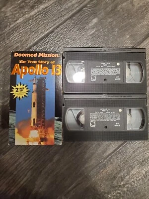 Doomed Mission: The True Story of Apollo 13 (2 VHS Set, 1995) USED - Image 1 of 4
