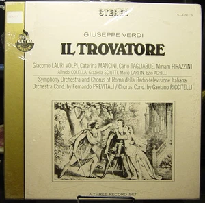 Il Travatore: Fernando Previtali (sealed) 3 record BOX SET-LAURI VOLPI-Tagliabue - Imagen 1 de 6