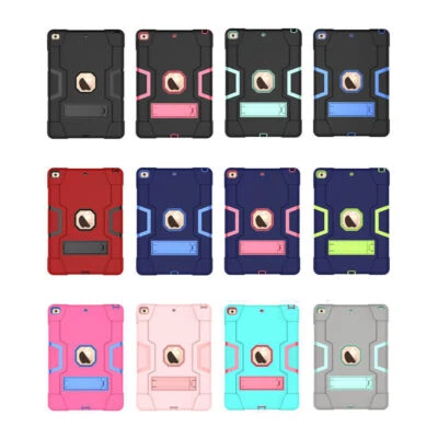 For iPad 9/8/7/6/5th Gen Air 4 5 Mini 6 Pro 11 12.9 Shockproof Stand Case Cover - Image 1 of 4