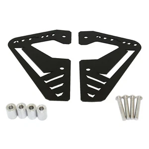 Black Radiator Side Guard Cover Protector For YAMAHA FZ10 MT-10 RN45 2016-2021 - Picture 1 of 5
