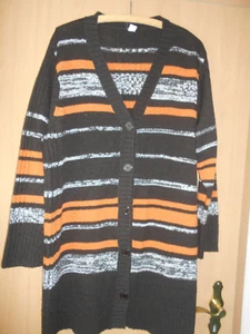 Long-Strickjacke / Cardigan / Grösse 50 - Bild 1 von 5