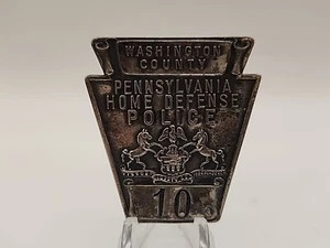 Old WWI WWII Obsolete Home Defense Pin Washington County PA Pennsylvania #10 - Picture 1 of 8
