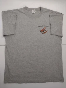 VTG 1999 KENTUCKY DERBY 10TH REUNION CREW GREY GRAPHIC TEE UNISEX SIZE XL - Picture 1 of 6