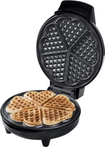 Waffeleisen klassisch Herzwaffelform Kupfer 700W Antihaft - Bestron AWM700CO - Bild 1 von 4
