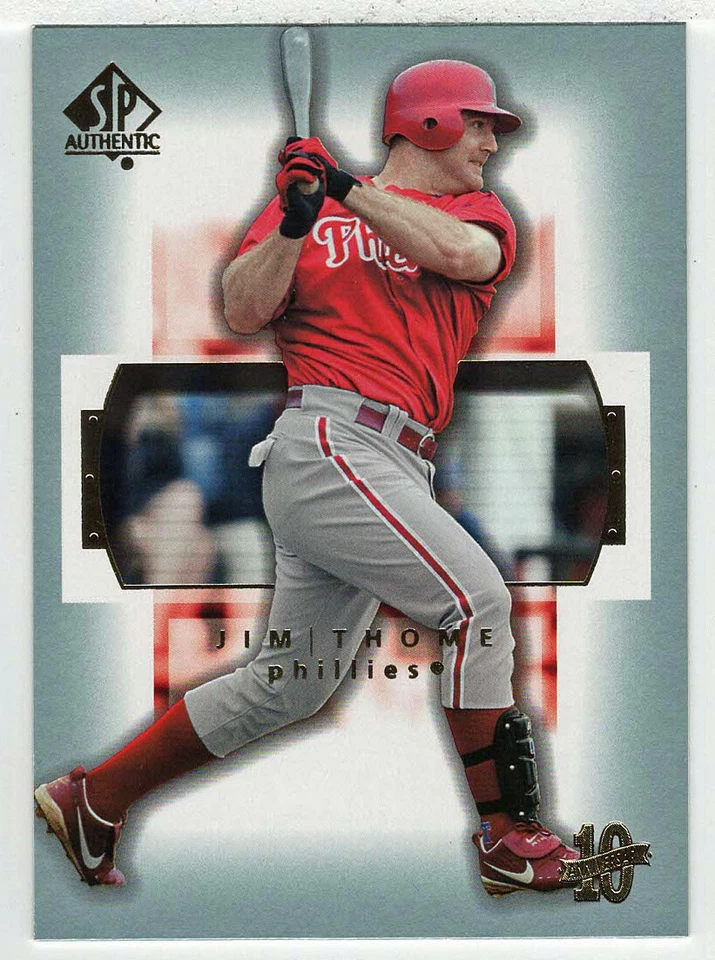 Jim Thome - Philadelphia - 2003 Upper Deck SP Authentic Baseball # 79 Mint - Image 1 of 1