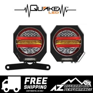 Quake LED Metal Tek Series Tail Lights Kit for 97-06 Jeep Wrangler TJ / LJ - Picture 1 of 2