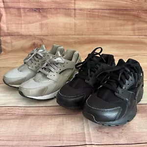 Lotto 2 sneakers stringate Nike donna taglia 8 bambino 7 ragazzo Air Huarache - Foto 1 di 14