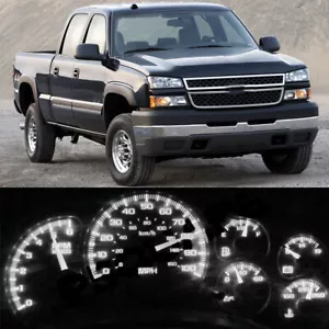 Gauge Cluster LED Dashboard Bulbs White For Chevy GMC 99-02 Silverado Truck - Picture 1 of 3