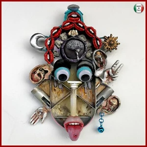 arte assemblage scultura moderna contemporanea quadro pittura matto dei tarocchi - Picture 1 of 24