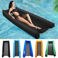 Inflatable Floating Water Hammock Float Mattress Swimming Pool Lounge Bed Chair