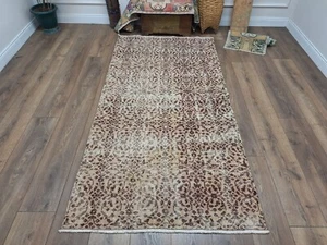 Wool Rug, Vintage Area Rug, Oushak Area Rug, Bedroom Area Rug,  4.9 x 7.1 Ft - Picture 1 of 10