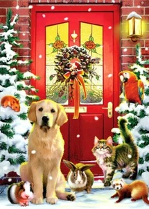 PETS AT CHRISTMAS (6) CROSS STITCH CHART - Picture 1 of 2