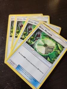 4x Grass Memory 143/181 Pokemon Card TCG SM Team Up NM p8 - Picture 1 of 1