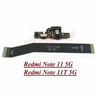 OEM DC Charging Port Mic Jack Board MotherBoard Cable For Redmi Note 11 11T 5G - Image 1 of 2