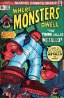 Where Monsters Dwell (1970) #  26 Uk Price (8.0-Vf) Metallo 1974