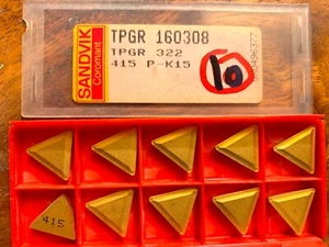 Wendeschneidplatten SANDVIK TPGR 160308 Typ 415 (Nr.10) - Bild 1 von 1