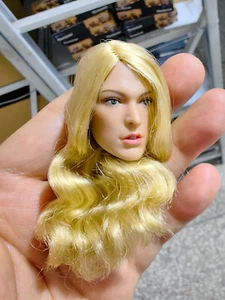 1/6 Female Head Sculpt Solider Model Doll Fit 12" Hot Toys Phicen Body Figure - Picture 1 of 9