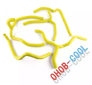 Yellow For Honda GoldWing GL1800 2001-2010 Silicone Radiator Coolant Hoses Kits - Picture 1 of 24