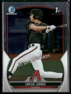 Bowman Chrome Prospects 1st Druw Jones 2023 #BCP-25 RC Dbacks - Imagen 1 de 2