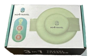 Wireless Travel Charger 3 in 1 Magnetic Apple iPhone, Apple Watch, AirPods NEW - Picture 1 of 7