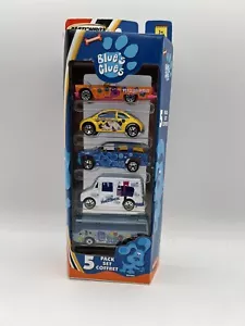 Vintage 2003 Matchbox Nickelodeon Blue’s Clues 5 Car Gift Set New - Picture 1 of 5