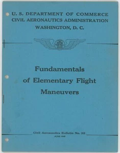 1943 Fundamentos de maniobras de vuelo elementales 1943 Boletín de aeronáutica civil - Imagen 1 de 2
