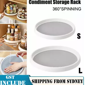 1/2x Non-Skid Turntable Pantry Tray Lazy Susan Storage Organizer Rack 25/30cm AU - Picture 1 of 17
