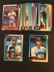 1990 Topps Seattle Mariners 29 CARD Team Set Lot - Picture 1 of 1