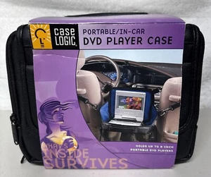 Case Logic Portable in car DVD case w/Suspension System BLACK NEW UNOPENED - Picture 1 of 3