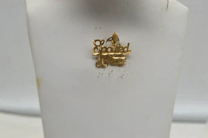 14k YELLOW GOLD  "SPOILED BRAT" CHARM / PENDANT (CH1070} - Picture 1 of 3