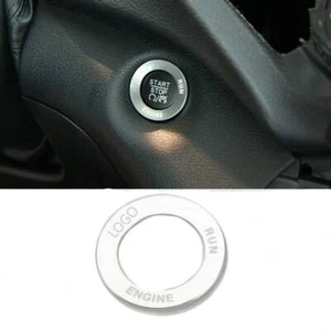 1pcs Car Engine Start Key Cover Ring Trim For Jeep Cherokee/Grand Cherokee - Picture 1 of 6