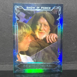 2015 TOPPS MASTERWORKS STAR WARS OBI-WAN KENOBI SF-3 SHOW OF FORCE /299 - Imagen 1 de 2