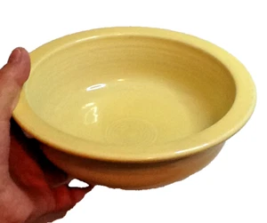 FIESTA BOWL YELLOW 8 IN (DOG BOWL? OR FRUIT BOWL?) 13123A - Picture 1 of 6