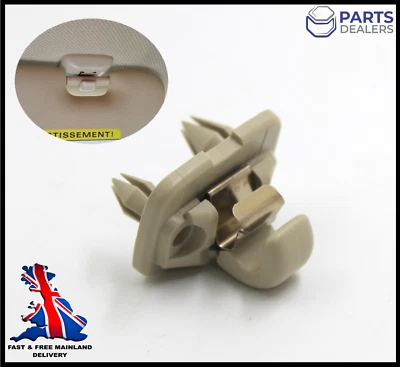 GENUINO AUDI A1 A3 A4 A5 Q2 Q3 Q5 TT PARASOL CLIP SOPORTE 8W0857562ACE3 BEIGE Foto 1 de 4