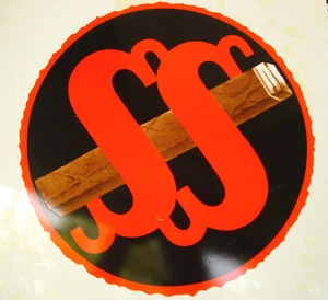 Altes Blechschild Stühler Stumpen Zigarren Rauchtabak SS Villiger Burger rar ! - Bild 1 von 10