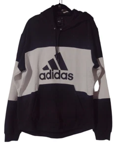 Adidas Mens Pullover Hoodie Big Front Logo Spell Out Size XLarge - Picture 1 of 7
