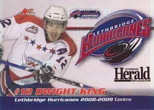 2008-09 Lethbridge Hurricanes #10 Dwight King