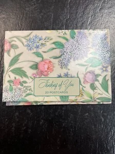 Set 20 cartoline vintage Avon White Lilac Songbird in rilievo Pensando a te nuove - Foto 1 di 6