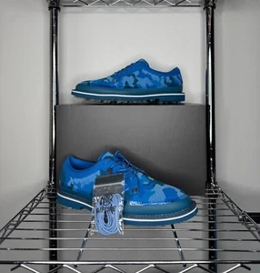 Men's - G/Fore G4 Camo Knit Tuxedo Gallivanter Blue Golf Shoes G4MS23EF10 - Picture 1 of 5